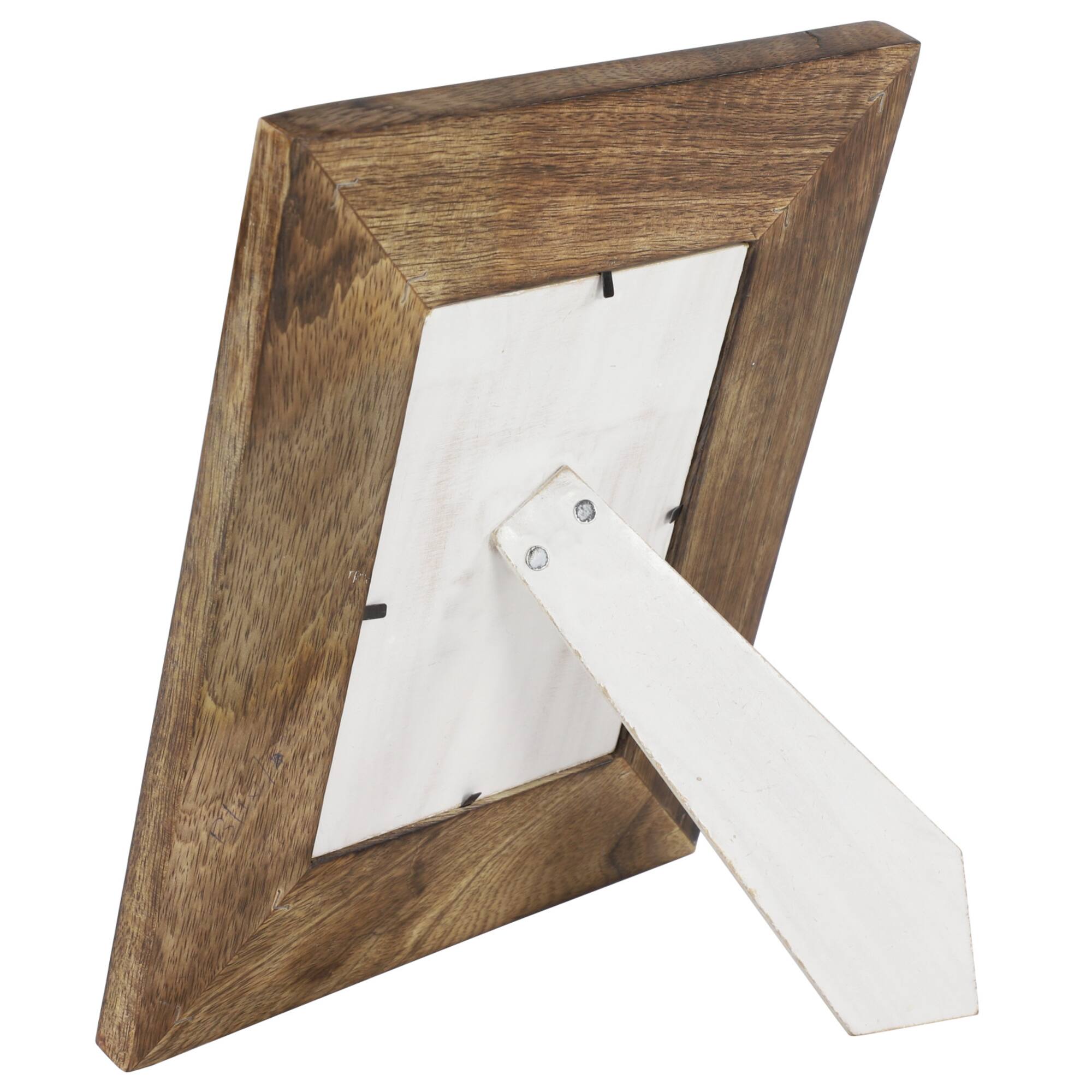 2 Pack Brown Mango Wood Natural 9" x 11" Frame